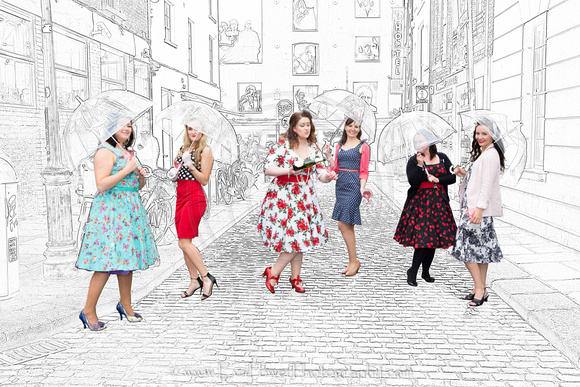 hen party photoshoot